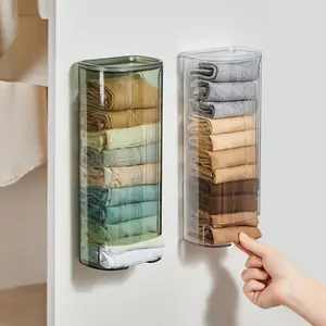 Underwear Storage Box, Wall Mounted Underwear Storage Rack, Socks Storage Box, Home Organizer for Bedroom, Closet, Bathroom