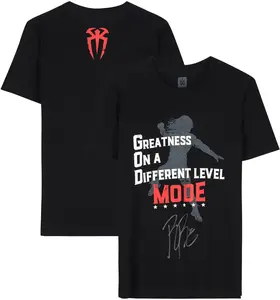Roman Reigns WWE Autographed G.O.D. Mode T-Shirt - Fanatics Authentic Certified