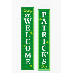 St. Patrick's Day Welcome Banner for Front Door