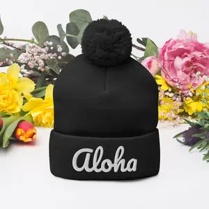 Aloha Pom-Pom Beanie