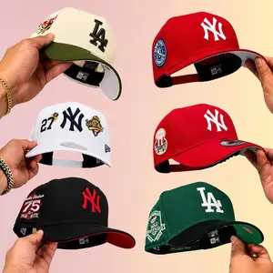 MLB Curved Brim Baseball Cap – New York Yankees Los Angeles Dodgers Adjustable Snapback Hat for Men Women, Vintage Streetwear Hip Hop Style, Casual Outdoor Sports Fashion, Urban Trendy Headwear Accessories USA 2026