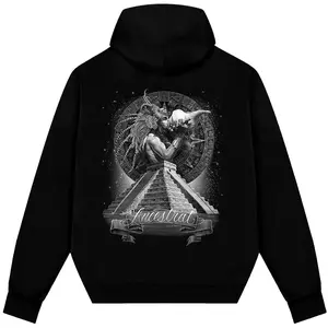 Ancestral Aztec Warrior Mayan Calendar Chicano Clothing, Chicana Art, Cholo Chola outfit, Streetwear hoodie, Full size, full color art blue