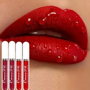 [10 Pcs] Liquid Matte Lipstick Set, Waterproof, Non-Sticky, Moisturizing, Fast-Drying, Long-Lasting,Shade,Suitable for All Skin Types, Cosmetic, Glossy Hydrating Lipgloss