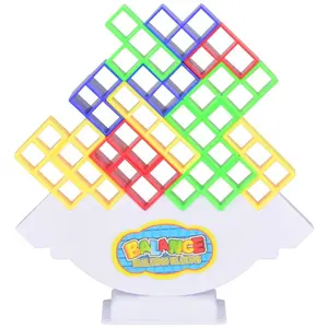 Stacking Blocks Tetra Tower giant tetris Balance Game Stacking Building Blocks Puzzle Board Assembly Bricks Educational Toys for Child