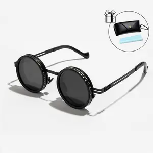 2026High-end ND filter 1-9 lens adaptive sunglasses for driving,UV400 Rounded Polarized Glasses, Beach ShadyRaysFrames Sunglasses with ND Filter Lenses Anti-Glare.MenGifts, Gifts for Everyone ,Fashionable Modern TrendySunglasses