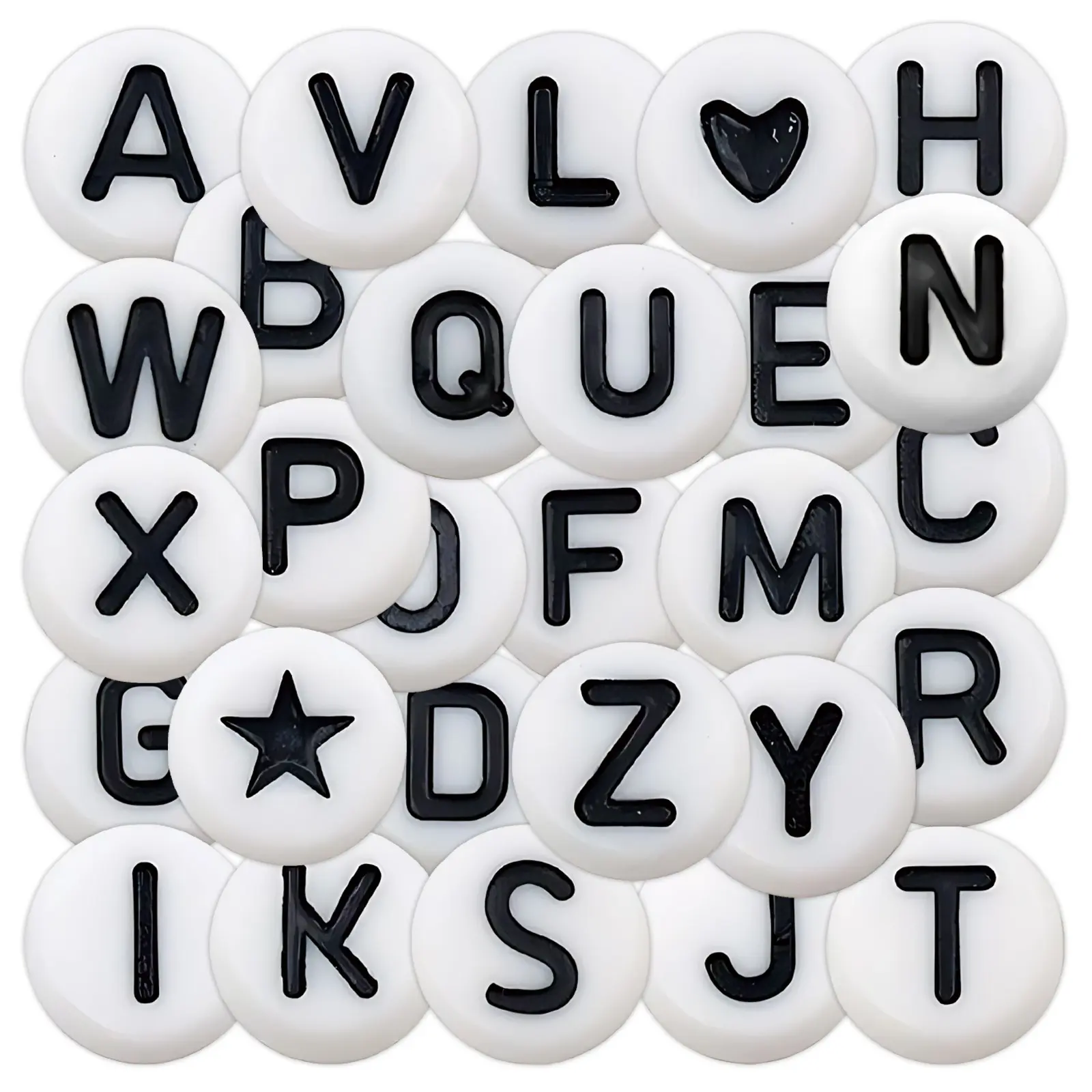 126 Pcs Self-Adhesive Round Letter Stickers, Alphabet Stickers, Sticker Packs, DIY Craft Supplies, DIY Craft Kit for Scrapbooking, Scrapbook Materials, Handmade Crafts, Notebooks, Albums