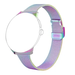 Band For Google Pixel Watch 1 2 3 Slim Milanese Metal Strap Stainless Steel No Gaps Bracelet For Google Pixel Watch Accessories Smart Watch Strap Smartwatch Strap
