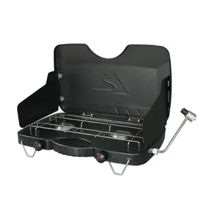Ozark Trail Burner Propane Camping Stove – Black, Portable Outdoor Cooker