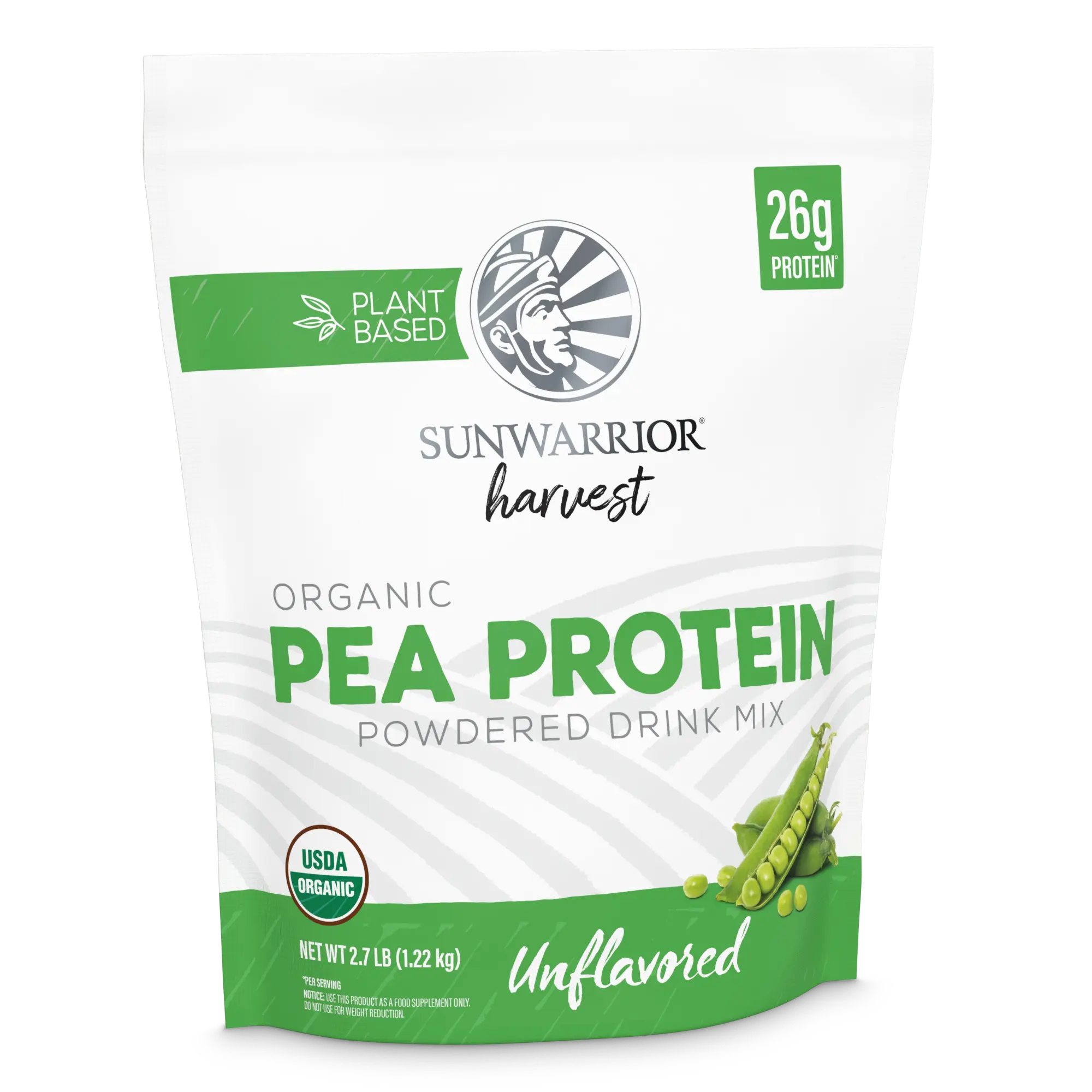 US Organic Harvest Pea Protein Powder 1225g Pouch (35 srv) US Organic Harvest Pea Protein Powder 1225g Pouch (35 srv)