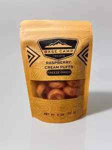 Freeze Dried Raspberry Cream Puffs – Chocolate Covered Pastry Bites