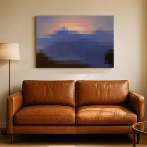 Sunset Poster Video Game Wall Art for Gamer Room Decor Kids Bedroom Decoration Gaming Gift Unique Decoration Ideal for Cozy Atmosphere