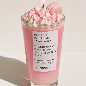 Pink Noël Latte – Coquette Candle