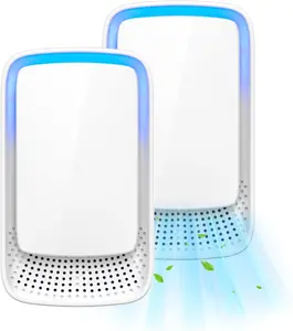 2 PCS Rechargeable air purifier, small portable air purifier, filter-free air purifier, room air purifier suitable for bedrooms Durable Green, Usb Rechargeable Ionizer, Compact