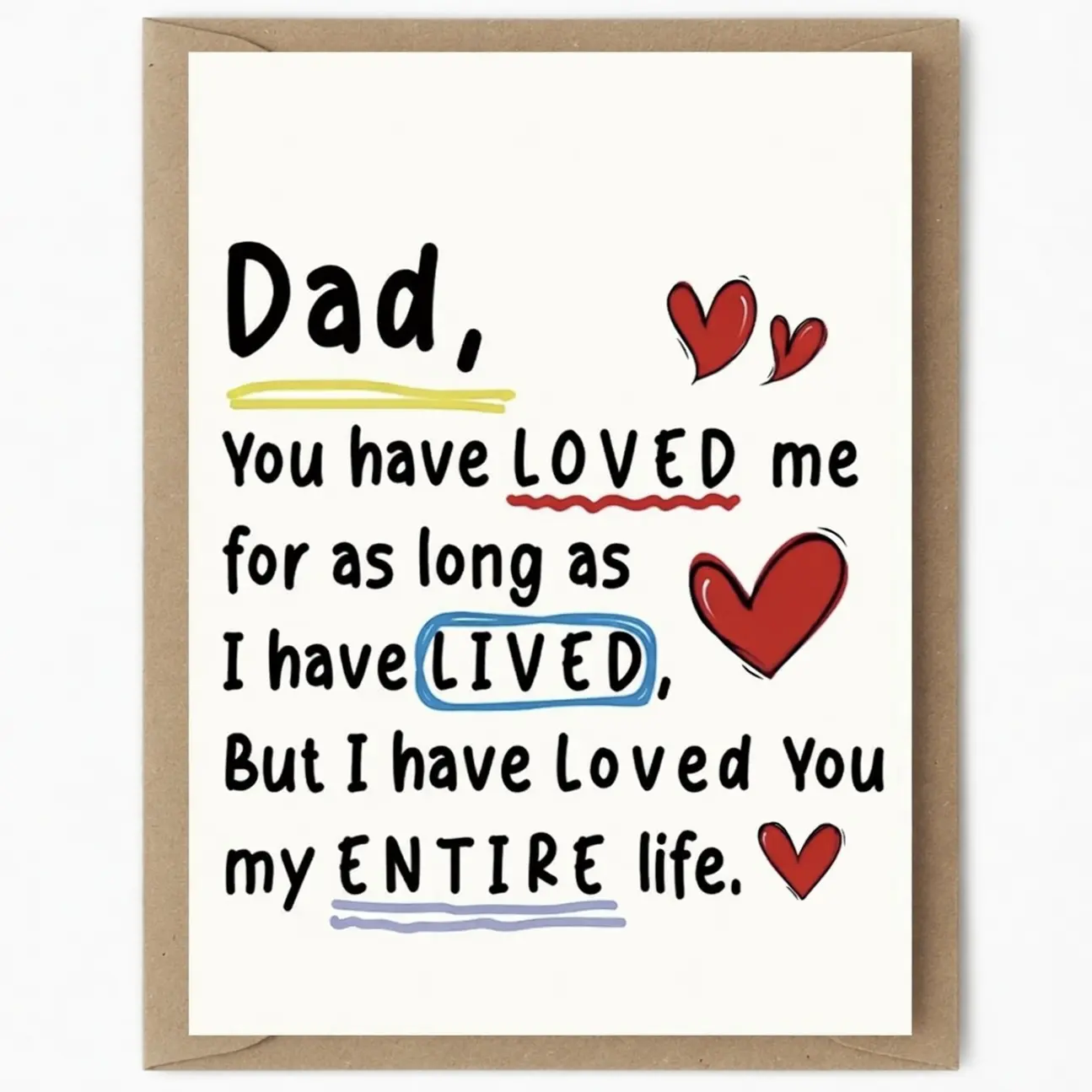 Entire Life Love Card