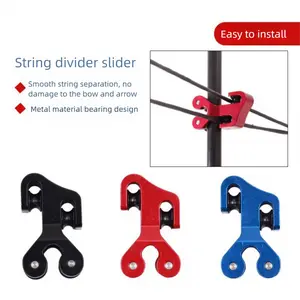 Metal Bow Cable Slide!Smooth & Durable - Protects Cables for Compound Bows