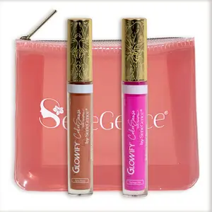 Senegence Glowify ColorSense Duo - Hot Pink & Bronzed Nude Cream Pigment Duo for Face Lips Water Resistant Vegan Cruelty Free