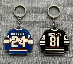 Heated Rivalry &amp; Hollanov Inspired Acrylic Keychains / Bag Charms, Team Rozano Keychain, Heated Rivalry Keychain
