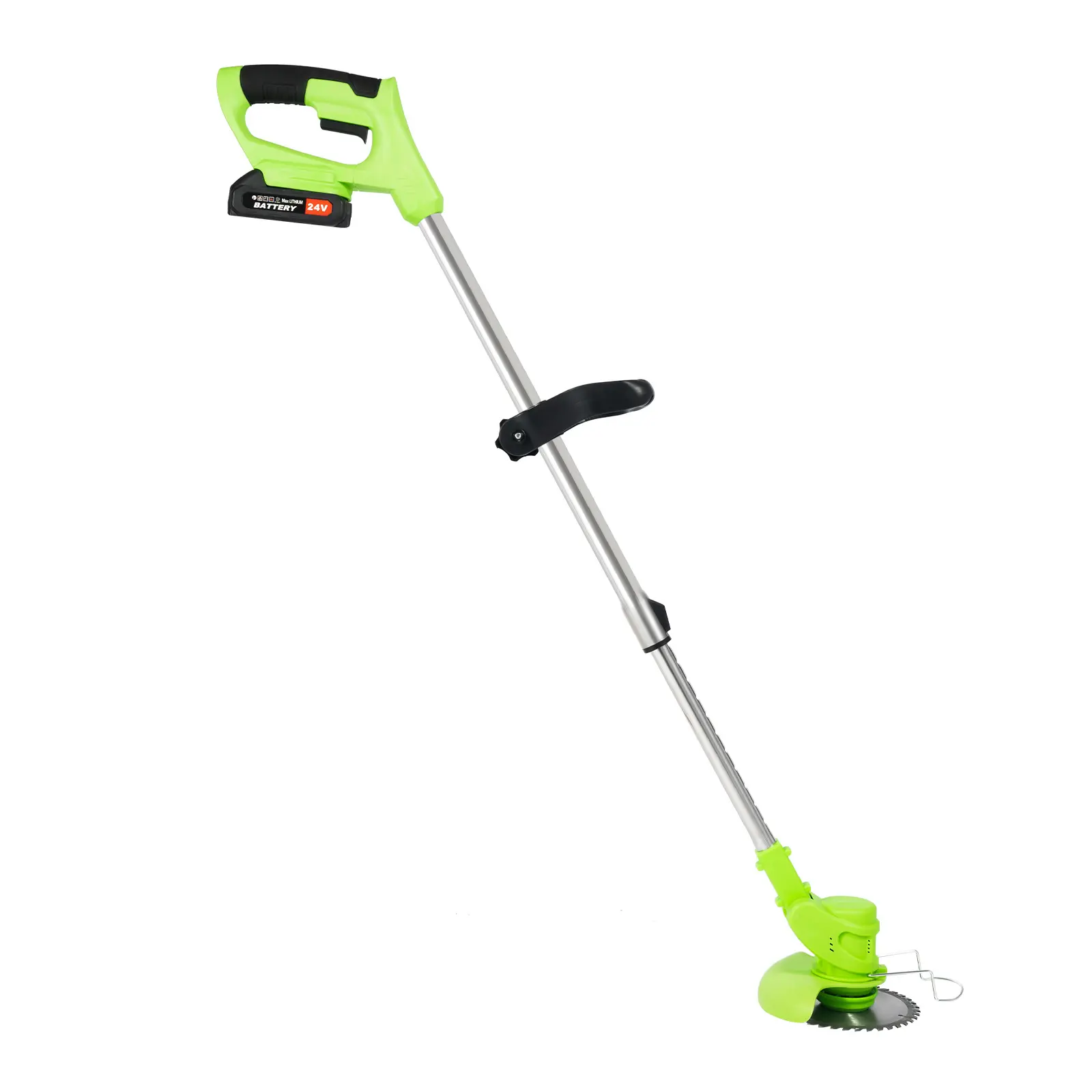 650W Dual Power Rotary Mowing Grass Trimmer, Corded & Cordless with 2 Batteries, Adjustable Length Complete Kit for Yard Weeds & Shrubs Maintenance, W/Blades, Safety Gear & Grass Trimmer Accessories, Rotary Mowing Grass Trimmers