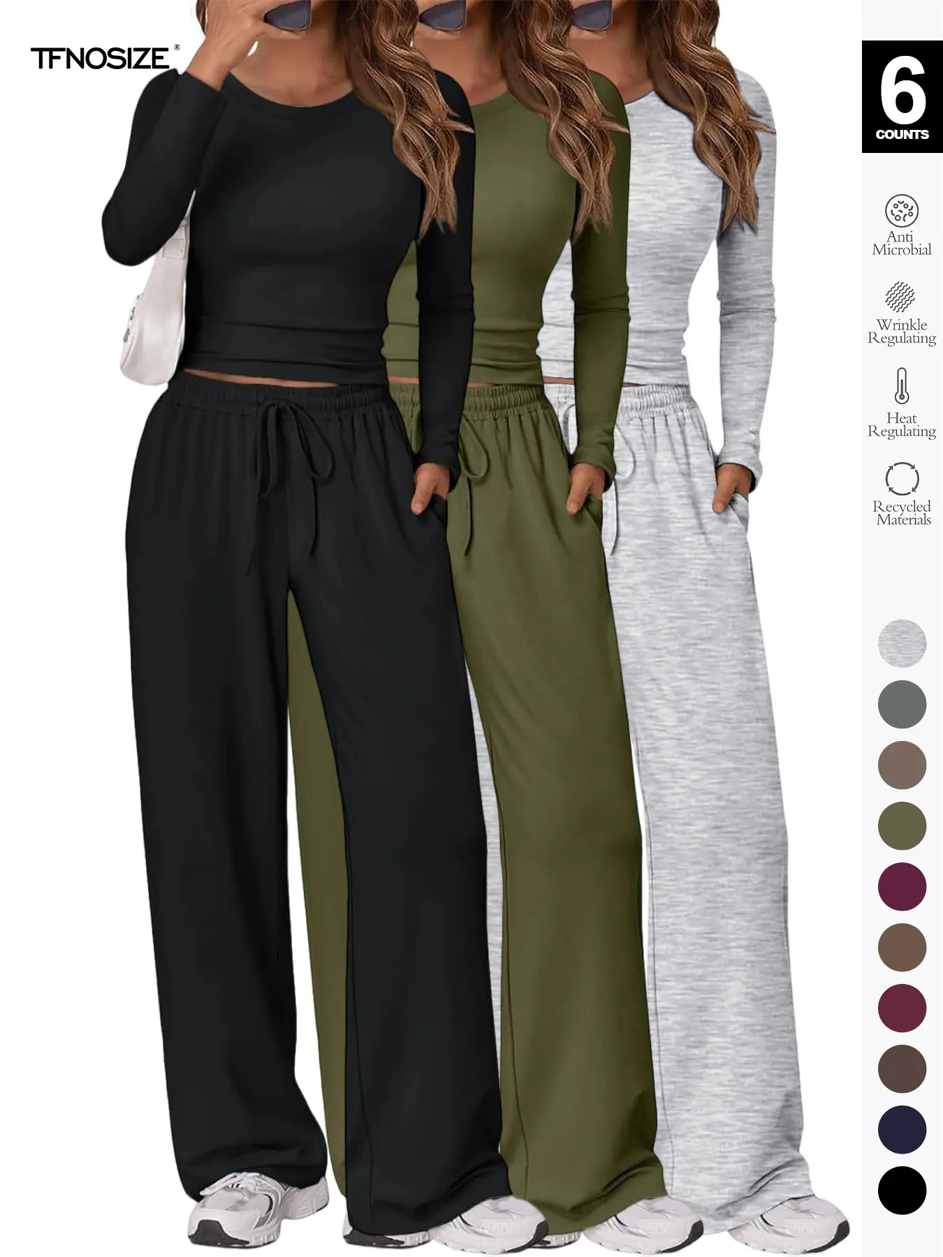 Black + Army Green + Light Gray