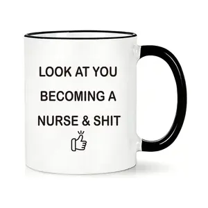 Funny Nurse Mug, Nursing Student Graduation Gift, Future Nurse Coffee Cup, RN Nurse Gift, Nurse Appreciation Mug, Healthcare Worker Gift