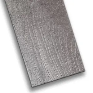 Gulf Shores Acapulco Chevron SPC Flooring Sample | 100% Waterproof, 6.5mm Thick, 20 Mil Wear Layer, EIR Texture, Click Install, Stone Gray Oak Look