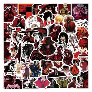 60 pcs Hellsing Stickers，Pack of 60 for Laptop, Phone, and More - High-Quality Designs for Personal Use and Gifting Durable Material Fan Support Easily Apply Decoration