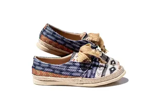 Jute Artisanal Aztec Lace-Up Shoe