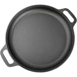 Mind Blowing! Multi-use Cast Iron Pan Perfect For Pizza Steak & Pancake
