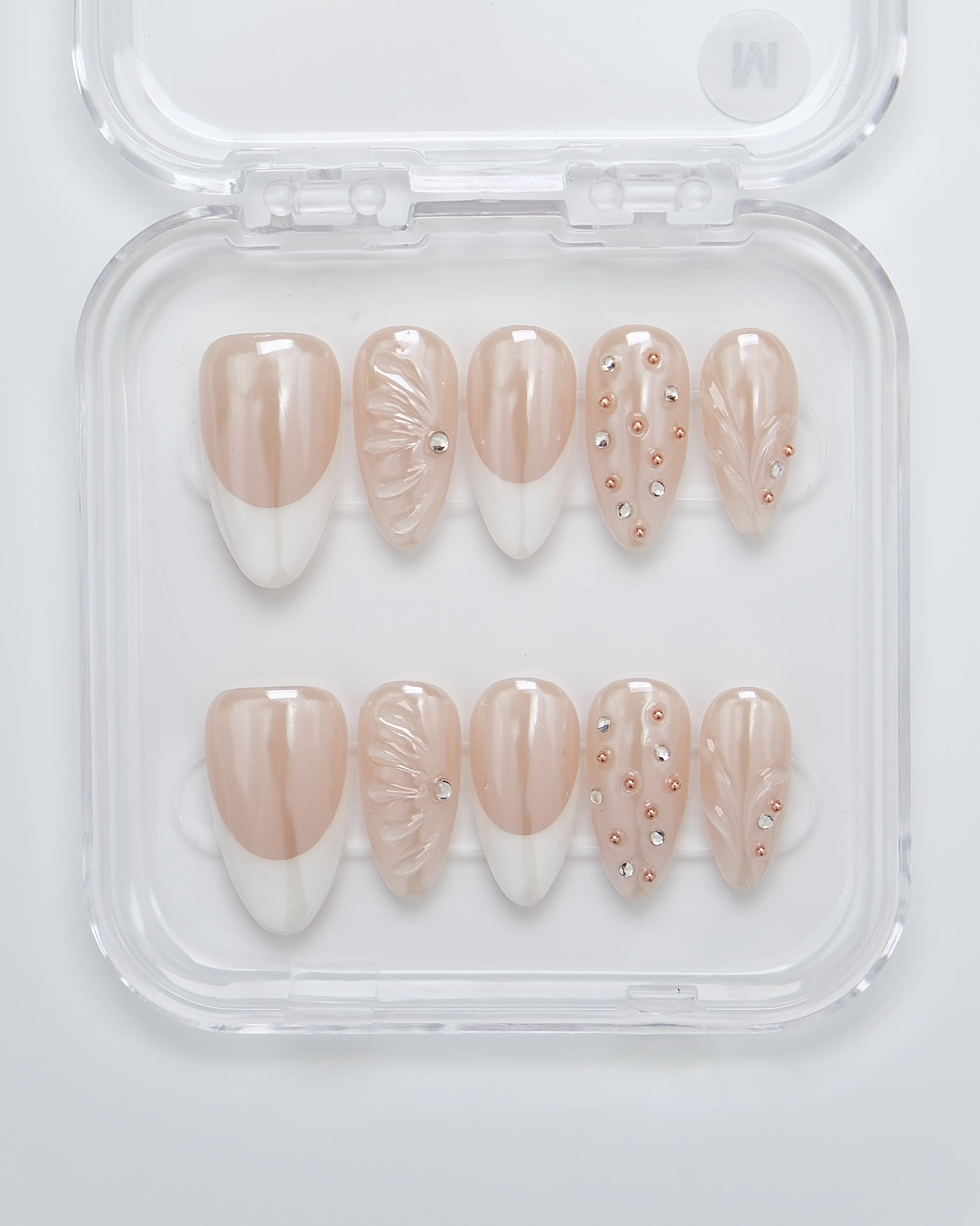 Board 1 Essential/ Handmade press-on nails / Long-lasting/ Reusable Premium Nails