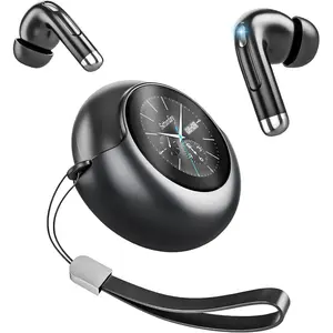 Wireless Earbuds Bluetooth Headphones, Bluetooth 5.3 Stereo Sound with LED Display, IPX7 Water Resistant in-Ear Earphones for Sporting, Workout, Running Black : Electronics