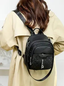 Women's Winter Fashion Casual Travel Backpack, Lightweight Commuter Bag, Soft Leather Dual-Use Large Capacity Bookbag Handbag, Stylish Daypacks, Lightweight Daily Backpack