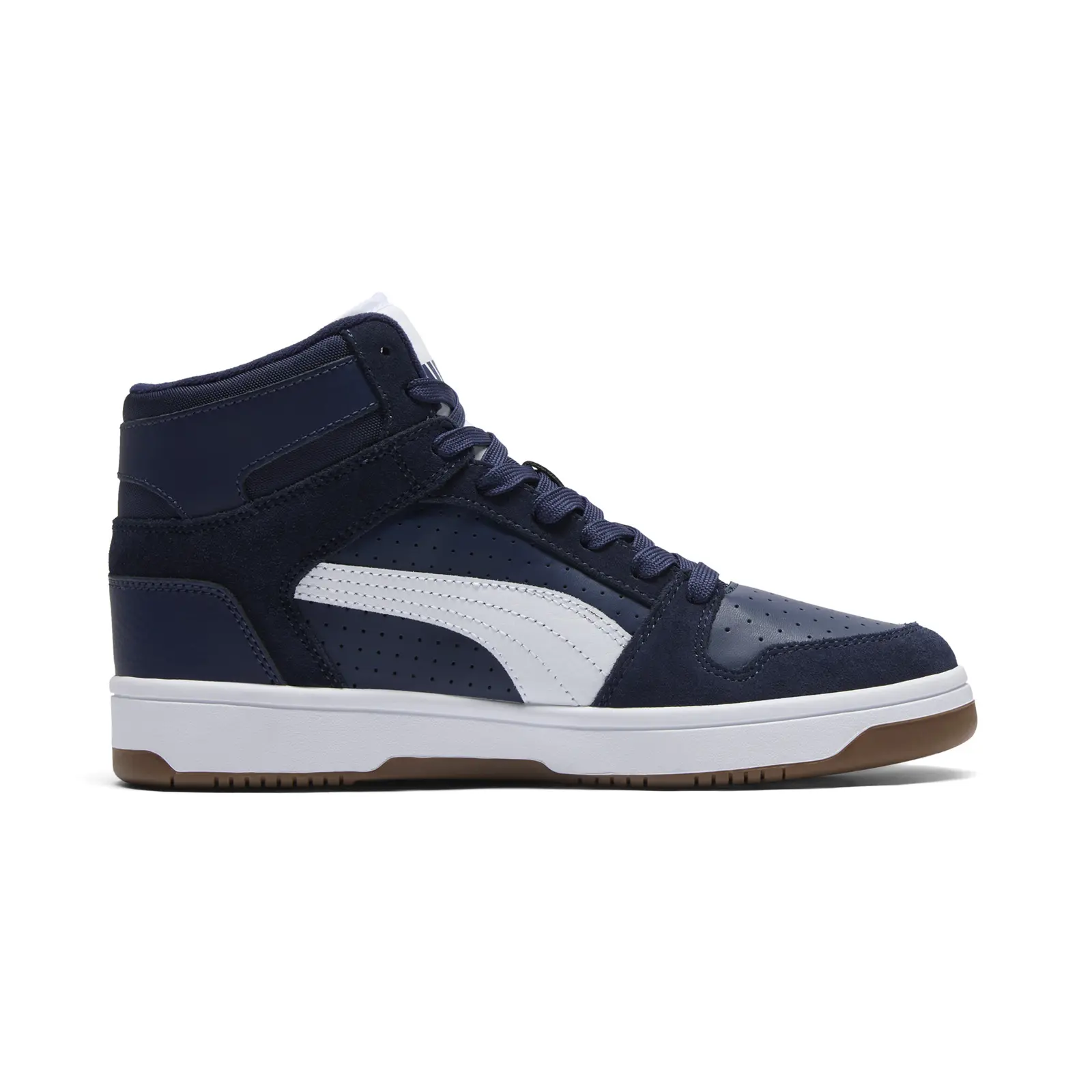 Puma Rebound Layup Suede 39513003 Mens Blue Lifestyle Sneakers Shoes