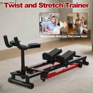 ARCH 3-in-1 Design Multifunctional Strength Training Equipment - Rubber & Steel Home Gym Adjustable Foldable Space Saver, Spine Twist Stretcher, Stair Stepper, Waist Trainer for Athletes' Lower Back Core Workouts