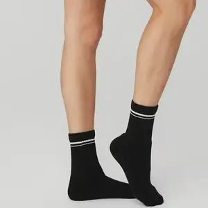 Free Gift JH 2025 Autumn Winter Cotton Socks - Letter Print Yoga Running Sports Socks, Versatile Casual Fitness Socks (Individually Packaged)