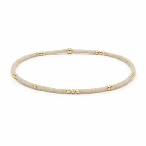 2mm Newport OYSTER + Gold Filled Waterproof Bracelet