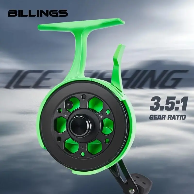Ice Fishing Reel, 3.6:1 High Gear Ratio Ice Fishing Reel, Smooth Winter Reel, Fishing Accessories, Fishing Tackle for Outdoor Fishing, Fishing Equipment