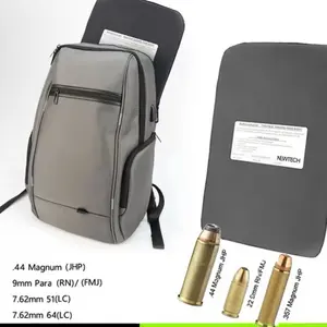 Back to school in style with protection.| US NIJ IIIA 3A Ballistic Bulletproof Backpack for Adult Student .44 Mag 9mm Anti-Bullet Safety Body Protection School Bags