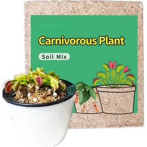 Carnivorous  Soil Mix 2 Qts, Include Perlite and Sphagnum Moss Debris,  Potting Soil for Venus Fly , Pitcher , Sundews