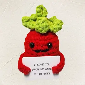 Mini Crochet Desktop Decorative Ornaments Cute Funny Handmade Teacher Appreciation Gifts Modern Craftsmanship