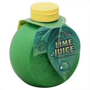 212 MAIN Pompeii Lime Juice Beverage, 100% Pure, 13oz, Pack of 12