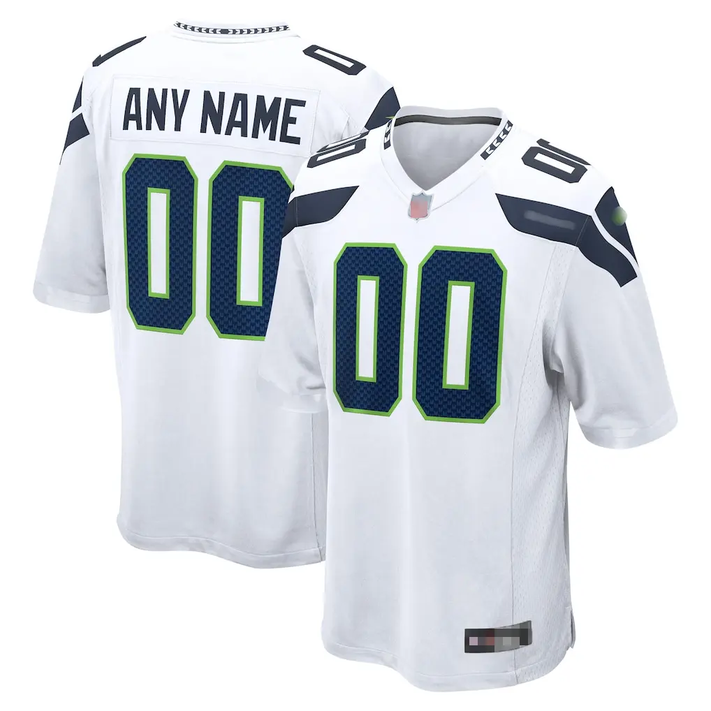 Seattle Football Jersey Collection - Kupp #10, Emmanwori #3, Witherspoon #21, Darnold #14, Smith-Njigba #11 - Men's Fan Edition, US Stock