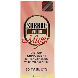 Sukrol Vigor Mujer - 30 Tablets Multivitaminica Dietary Supplement with Vitamin E for Women