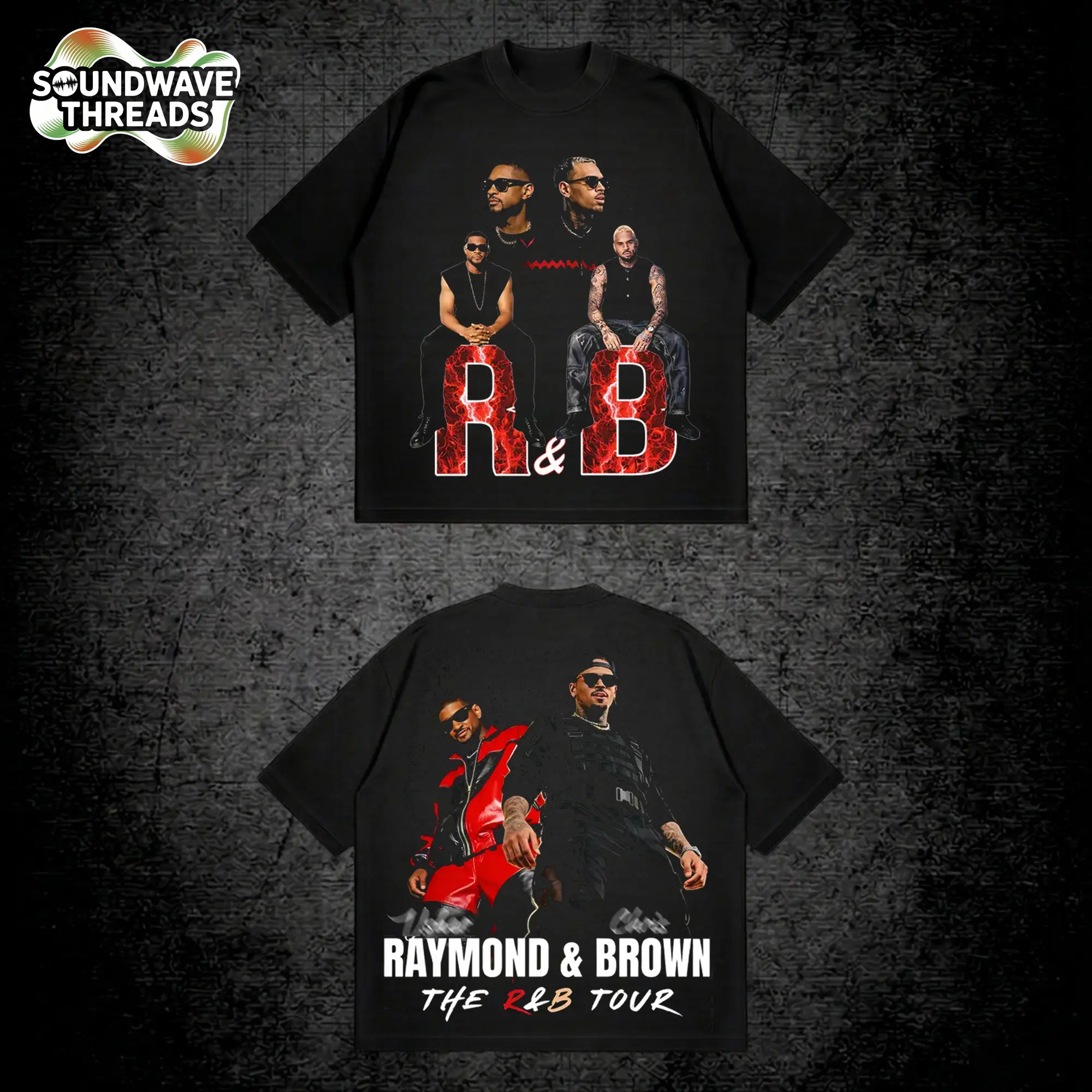 The R&B Tour 2026 : Raymond & Brown V2 Premium Cotton T-Shirt, R&B ...