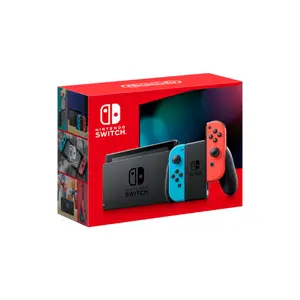 Switch 32GB Console Neon Blue Joy-Con Portable Gaming System with Dual Joy-Con Controllers for Ultimate Gaming Experience Nintendo