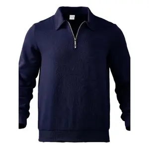 Men's high-quality knitted half-zip hoodie, regular casual comfortable fashion fit soft sportswear, daily casual wear, autumn sweater, winter fashion hoodie.