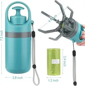 PawSome - Pooper Scooper With Build In Poop Bag Light Weight Claw Poop Picker