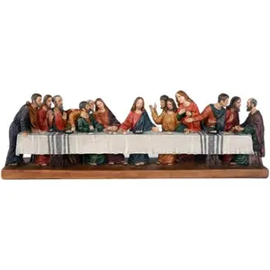 The Last Supper Da Vinci Inspiration Tabeltop Figurine Decorative Gift 12 inch L