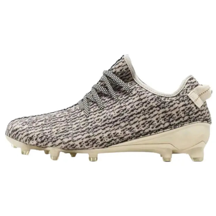 Adidas Men's Yeezy 350 Cleat 'Turtle Dove' - Lightweight Knit Athletic Football Shoe with Cleated Traction for Secure Grip, Football Fashion, Field Sports, Athletic Look, Responsive Movement, Round Toe