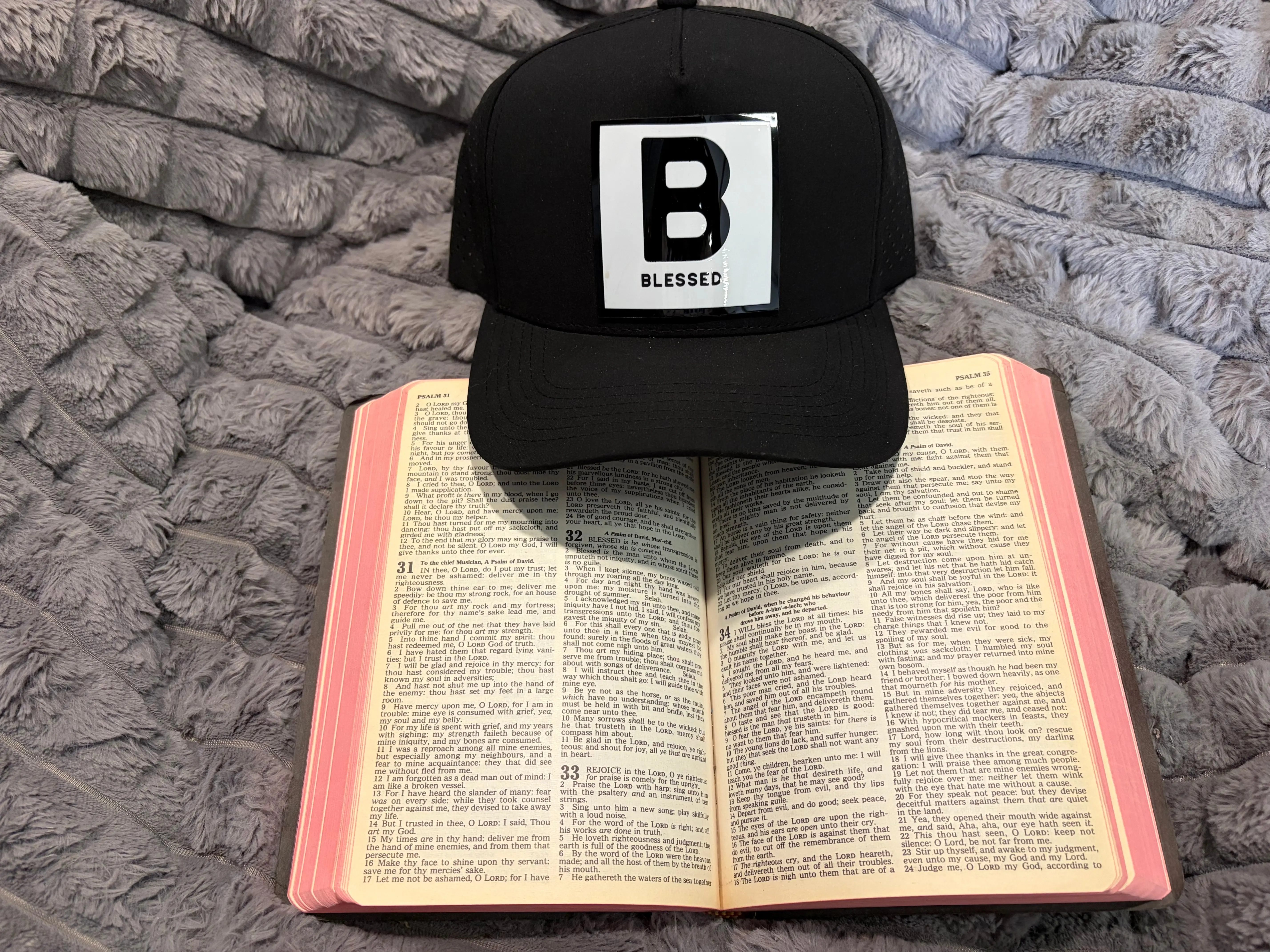 B for Blessed Hat- Snapback Baseball Cap
