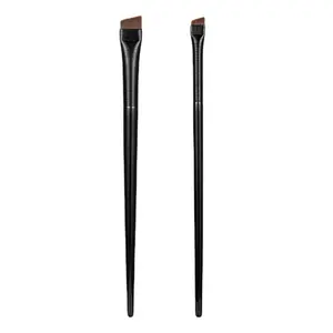 Eye Brush  for Flawless Brows and Sharp Liner Professional Makeup Detailing with Small Horsehair Ultra Thin Eyeliner Smudge Brush Ideal for Makeup Artists Oval Multifunctional Makeup Brush  Foundation Blending Brush Dual-Brush Set for Powder and Blush